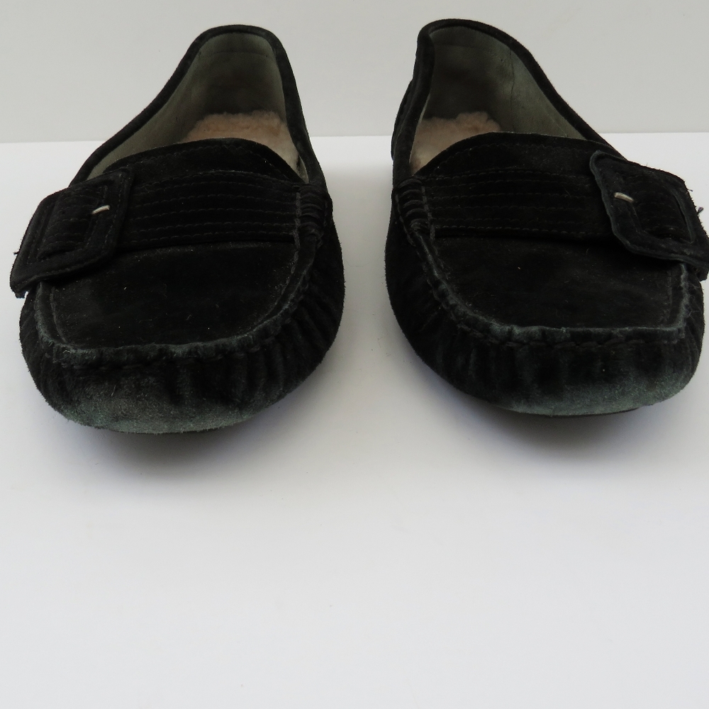 Ugg Retreat Black Suede Driving Loafers - Picture 5 of 16